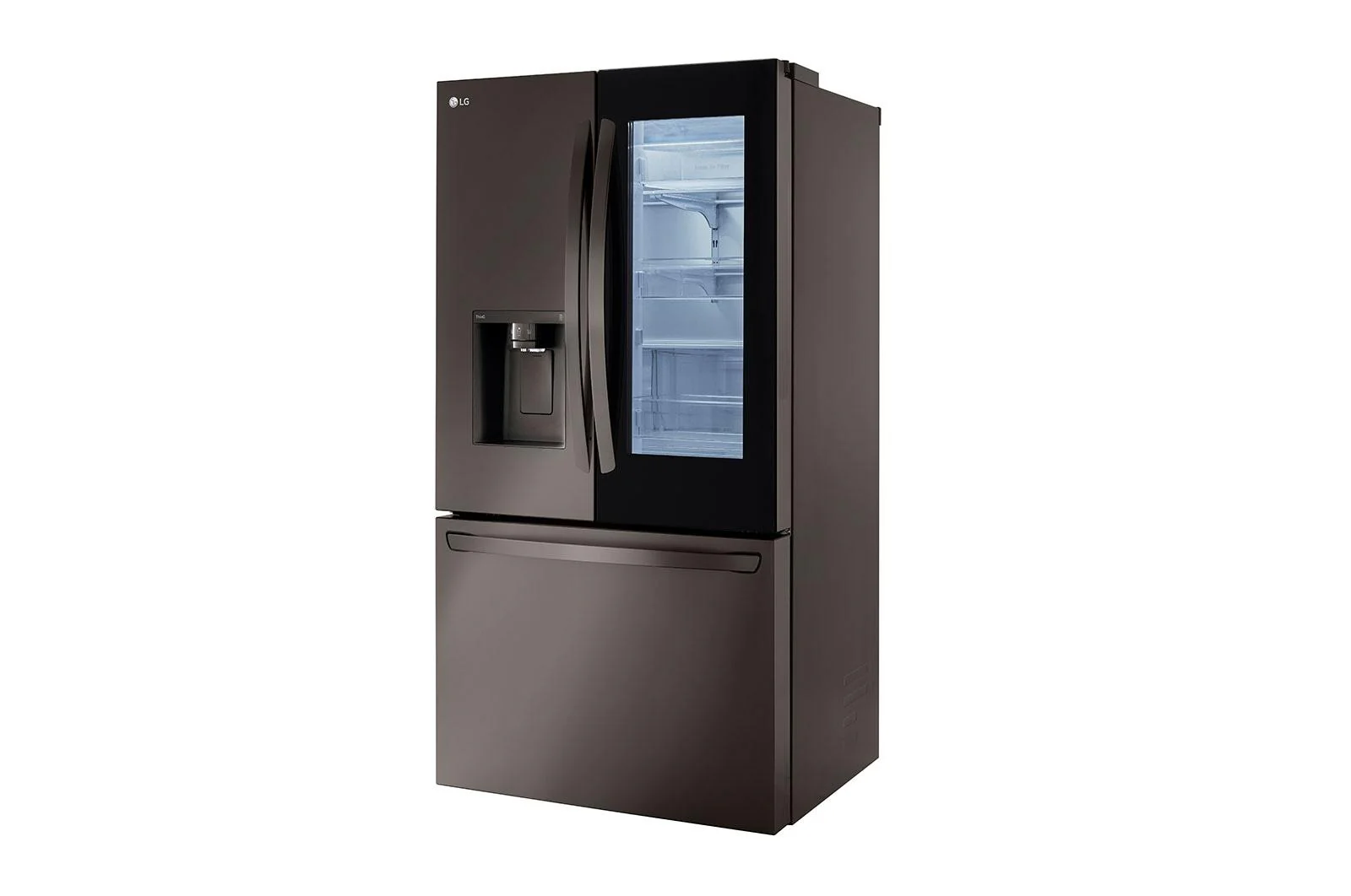 Lg LRFOC2606D 26 cu. ft. Smart InstaView® Counter-Depth French Door Refrigerator - Image 2