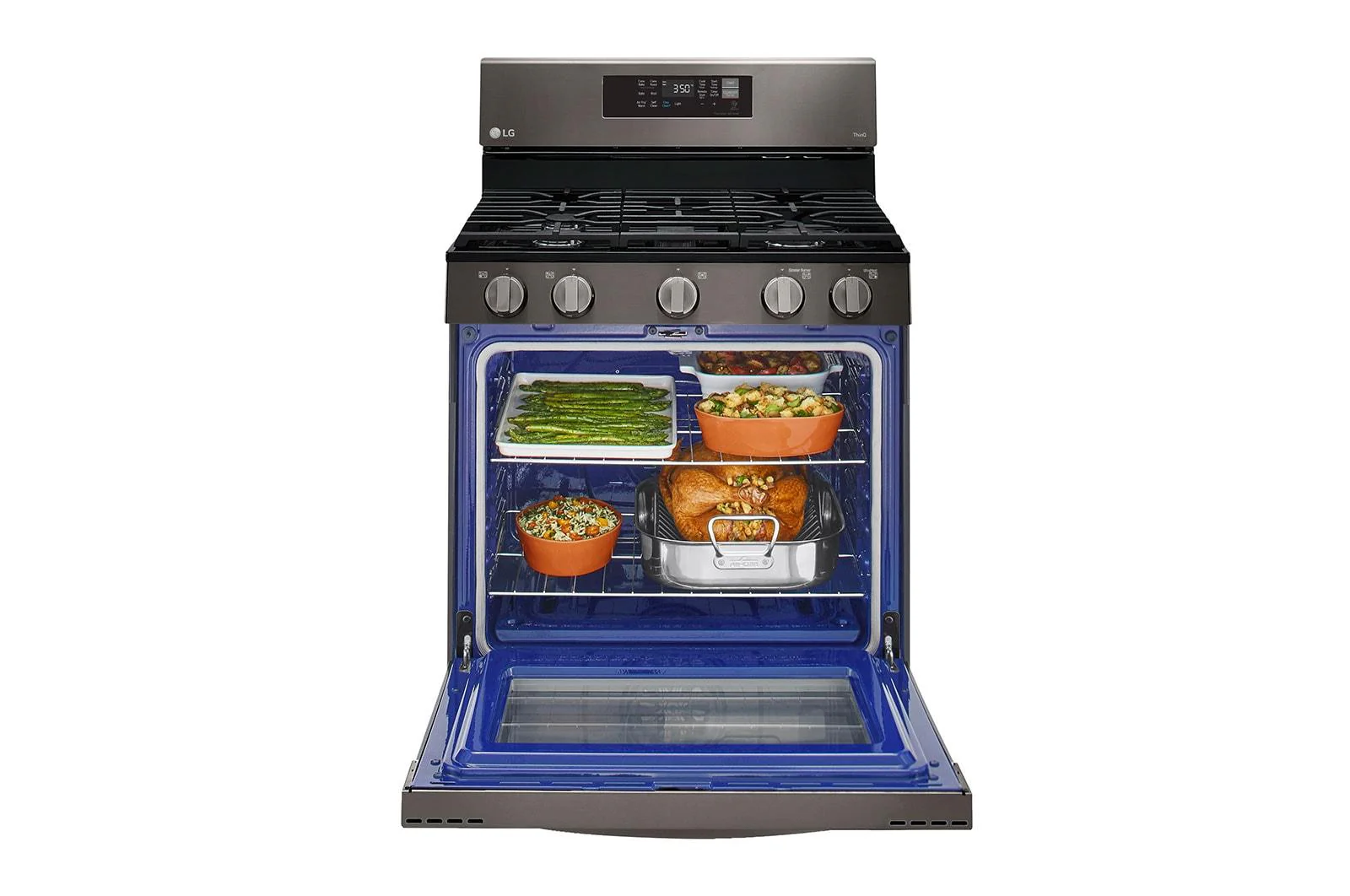 Lg LRGL5823D 5.8 cu ft. Smart Wi-Fi Enabled Fan Convection Gas Range with Air Fry & EasyClean® - Image 6
