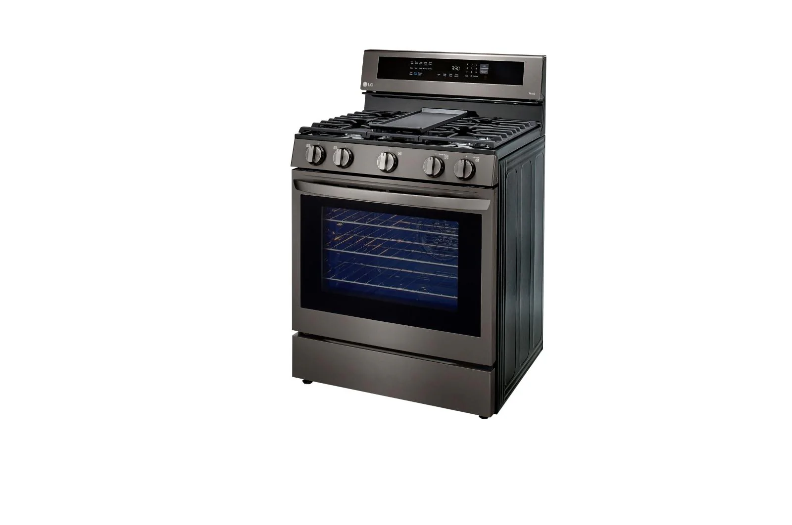 Lg LRGL5825D 5.8 cu ft. Smart Wi-Fi Enabled True Convection InstaView® Gas Range with Air Fry - Image 4