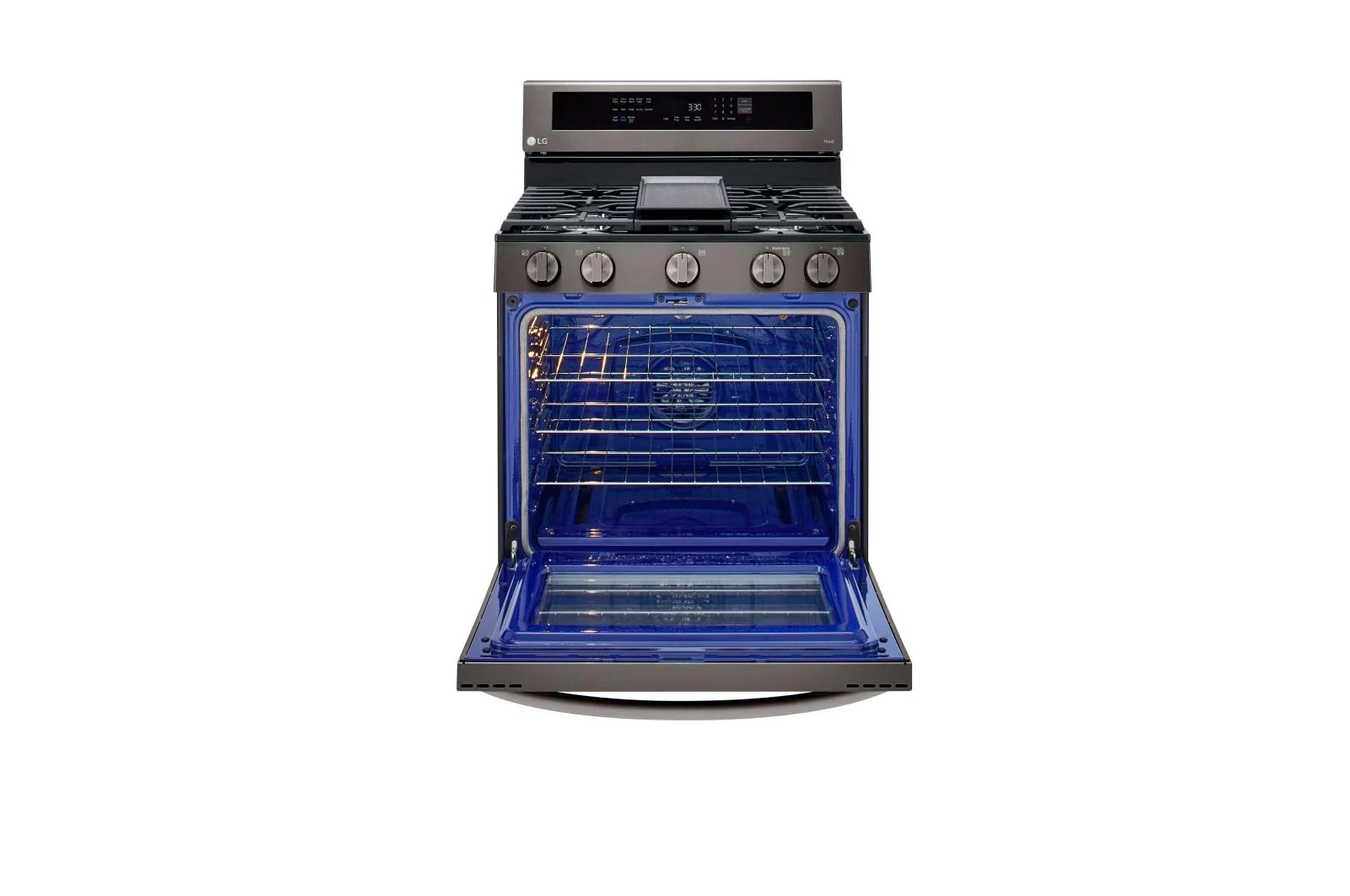 Lg LRGL5825D 5.8 cu ft. Smart Wi-Fi Enabled True Convection InstaView® Gas Range with Air Fry - Image 8