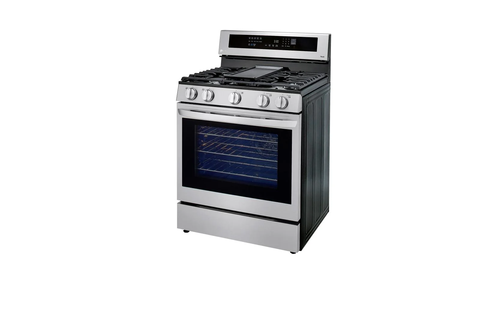 Lg LRGL5825F 5.8 cu ft. Smart Wi-Fi Enabled True Convection InstaView® Gas Range with Air Fry - Image 4