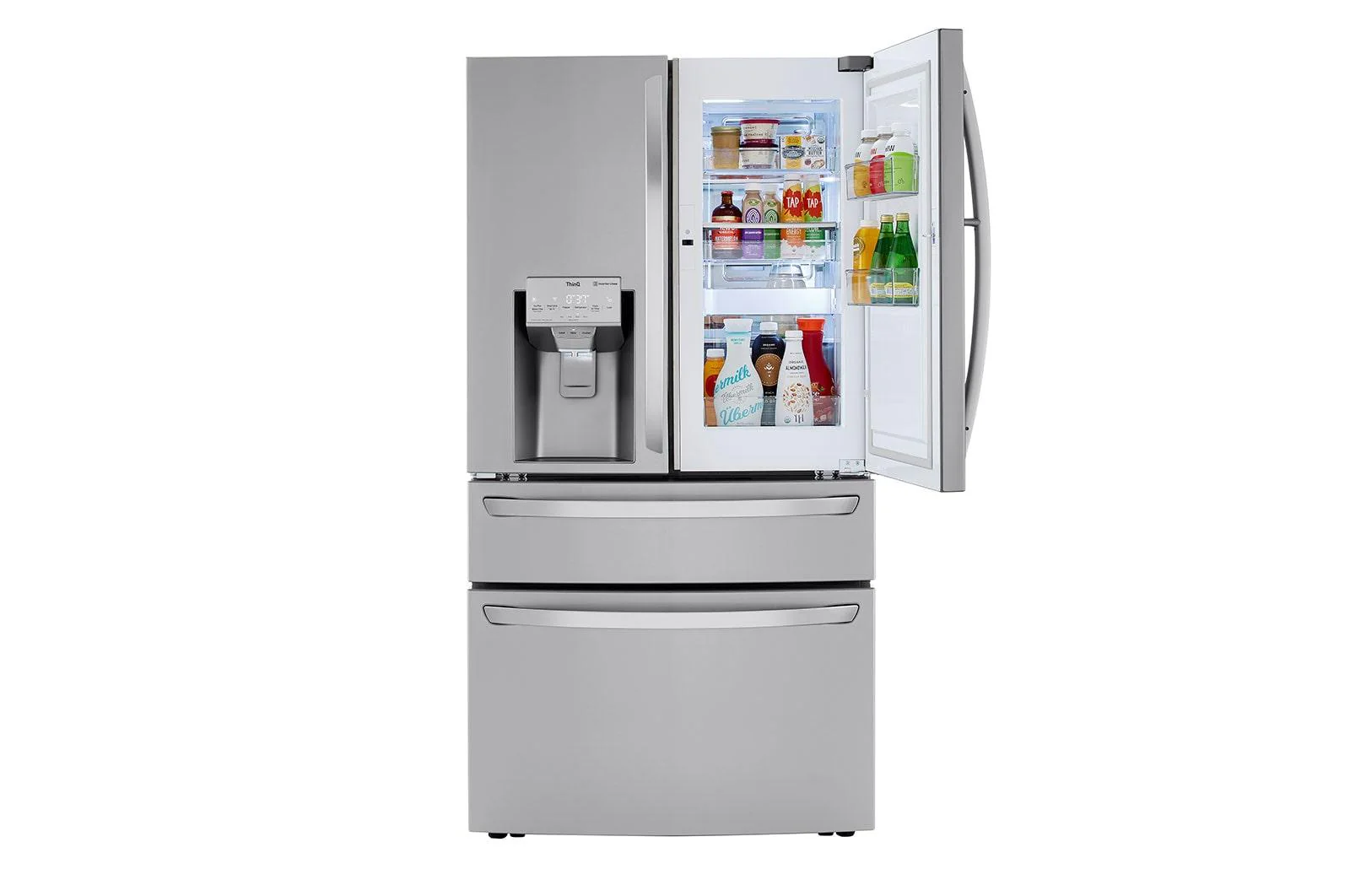 Lg LRMDS3006S 30 cu. ft. 36 Inch Wide French Door Refrigerator - Stainless Steel - Image 6