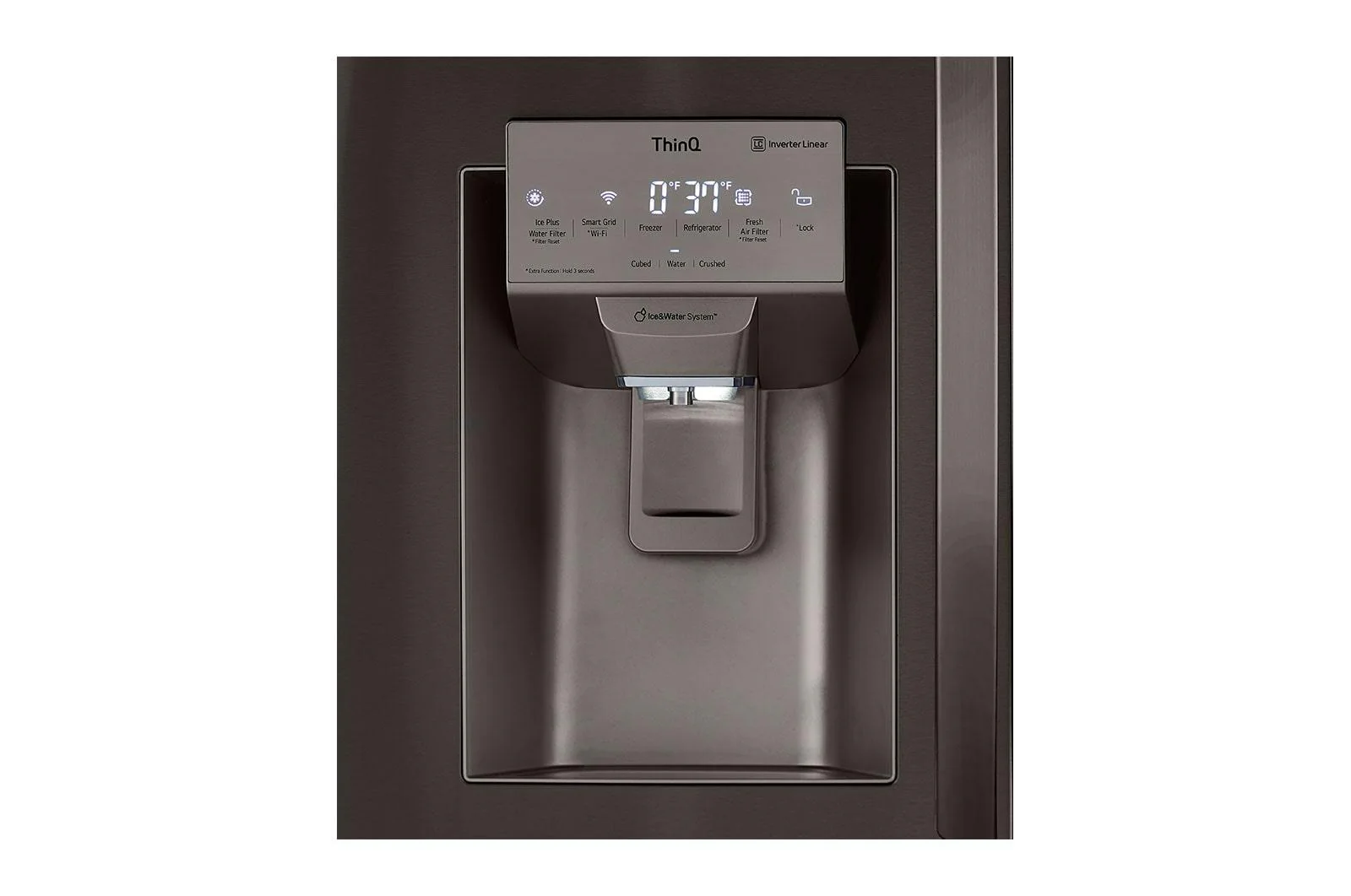 Lg LRMXC2206D 22 cu. ft. Smart Counter Depth Double Freezer Refrigerator with Craft Ice™ - Image 10