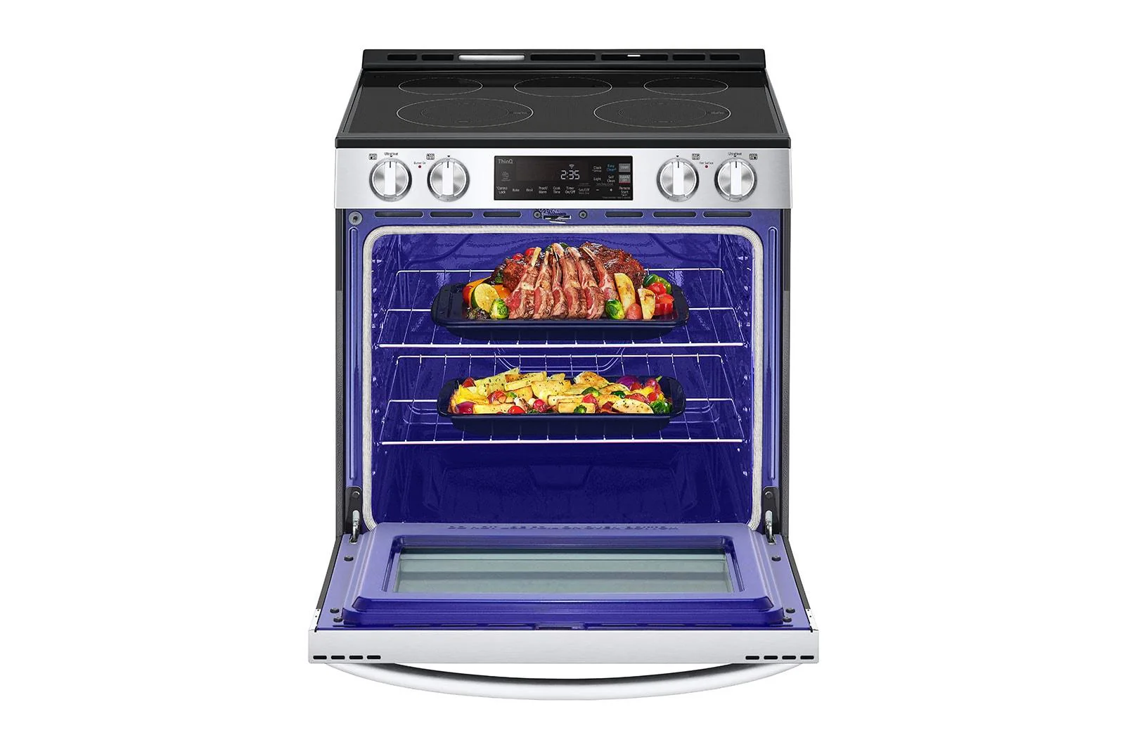 Lg LSEL6331F 6.3 cu. ft. Smart Wi-Fi Enabled Electric Slide-in Range with EasyClean® - Image 6