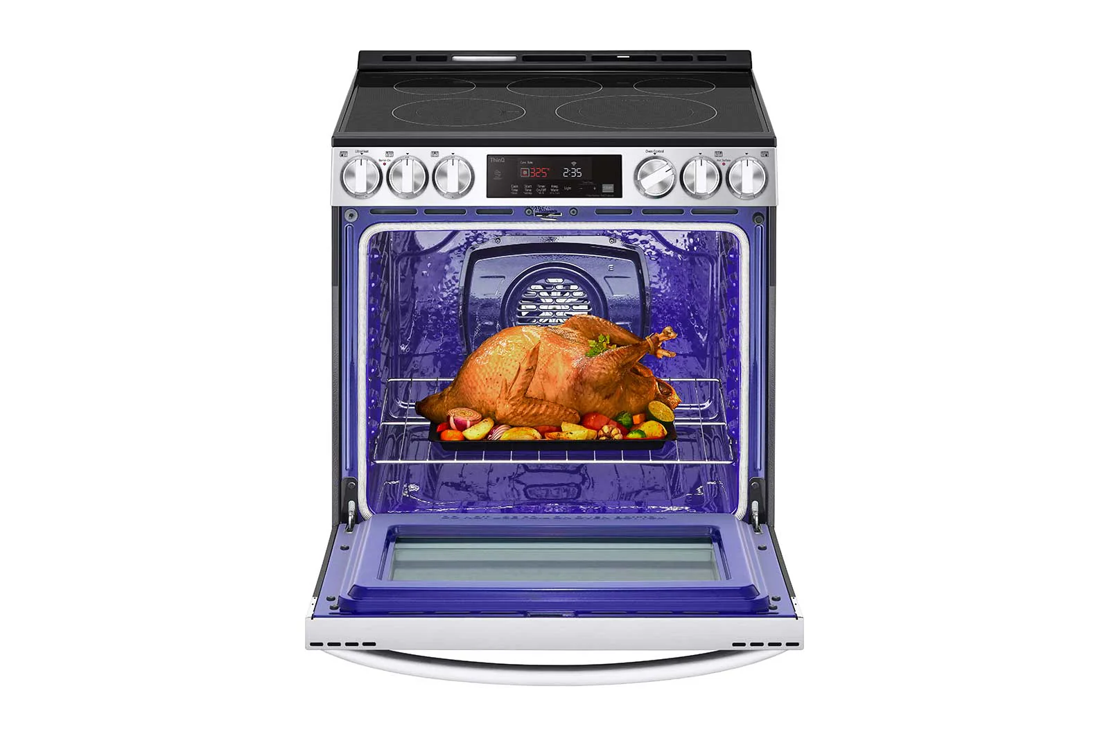 Lg LSEL6333F 6.3 cu. ft. Smart Wi-Fi Enabled Fan Convection Electric Slide-in Range with Air Fry & EasyClean® - Image 7