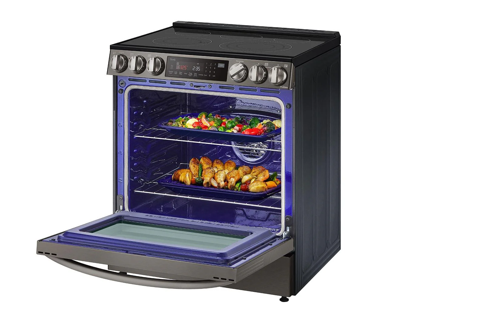 Lg LSEL6335D 6.3 cu ft. Smart wi-fi Enabled ProBake Convection® InstaView® Electric Slide-In Range with Air Fry - Image 9