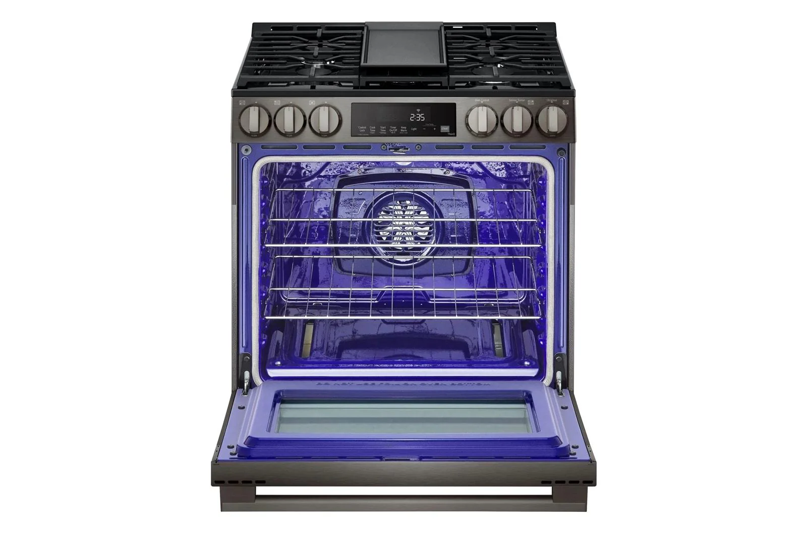 Lg LSGL5833Z 5.8 cu. ft. Smart Gas Slide-in Range with Convection, Air Fry and EasyClean® - Image 9