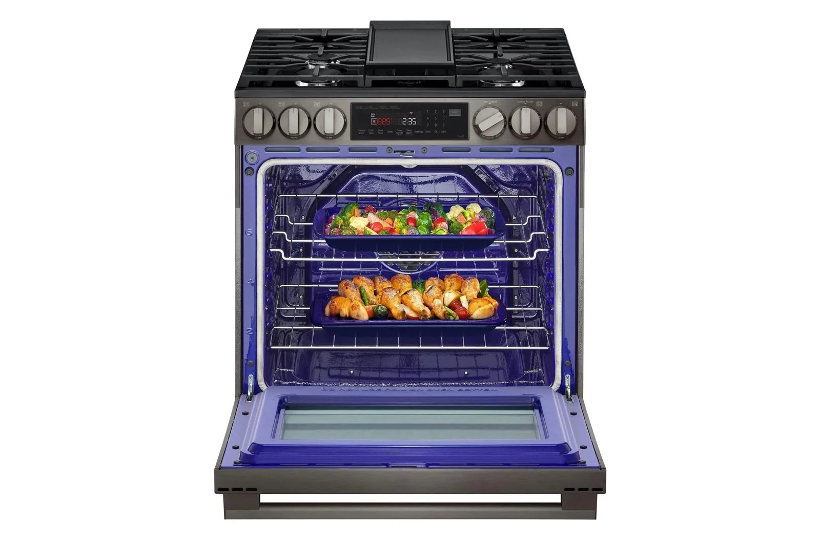 Lg LSGL6335Z 6.3 cu ft. Smart Gas Slide-In Range with ProBake Convection® InstaView®, and Air Fry - Image 12