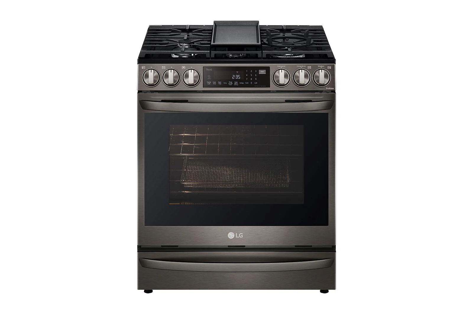 Lg LSGL6337D 6.3 cu. ft. Smart Wi-Fi Enabled ProBake Convection® InstaView™ Gas Slide-in Range with Air Fry - Image 5