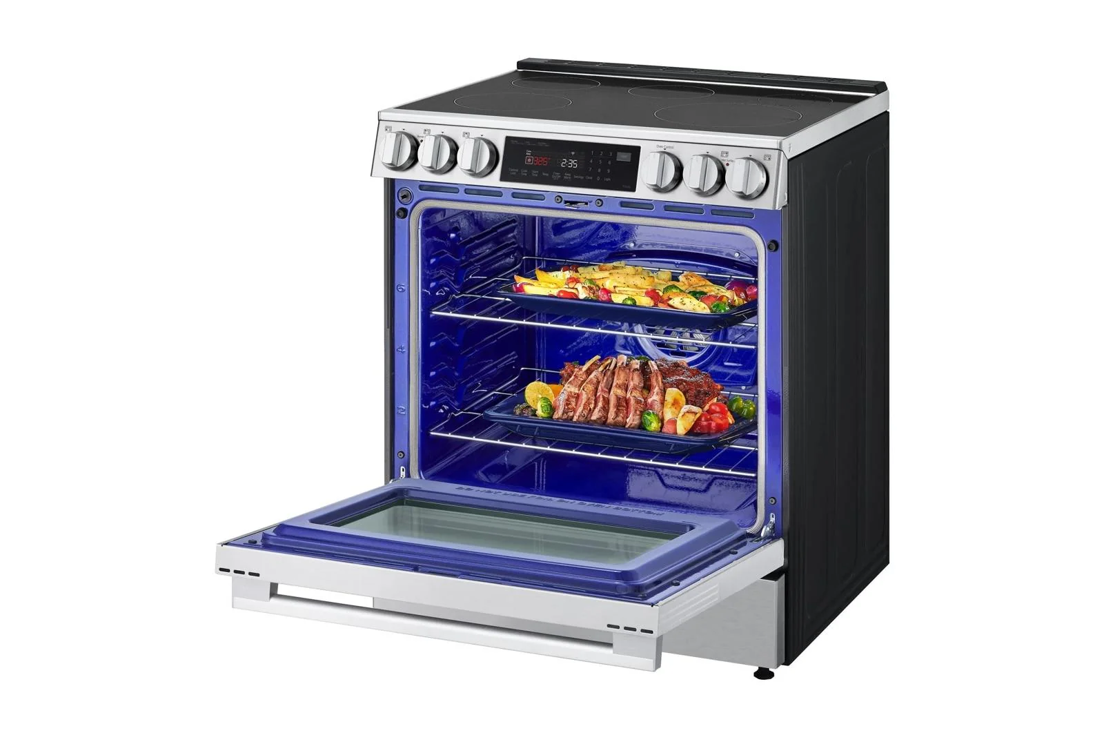 Lg LSIL6336XE 6.3 cu. ft. Smart Induction Slide-In Range with InstaView®, ProBake Convection®, Air Fry, and Air Sous Vide - Image 9