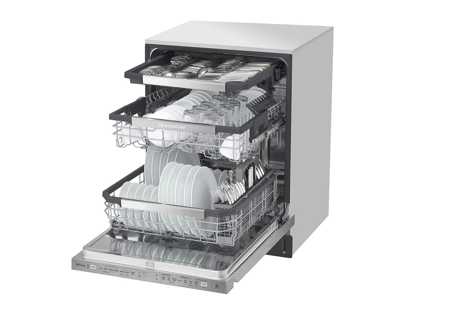 LUDP8908SN LG SIGNATURE Top Control Smart Wi-Fi Enabled Dishwasher with TrueSteam® and QuadWash™ - Image 11