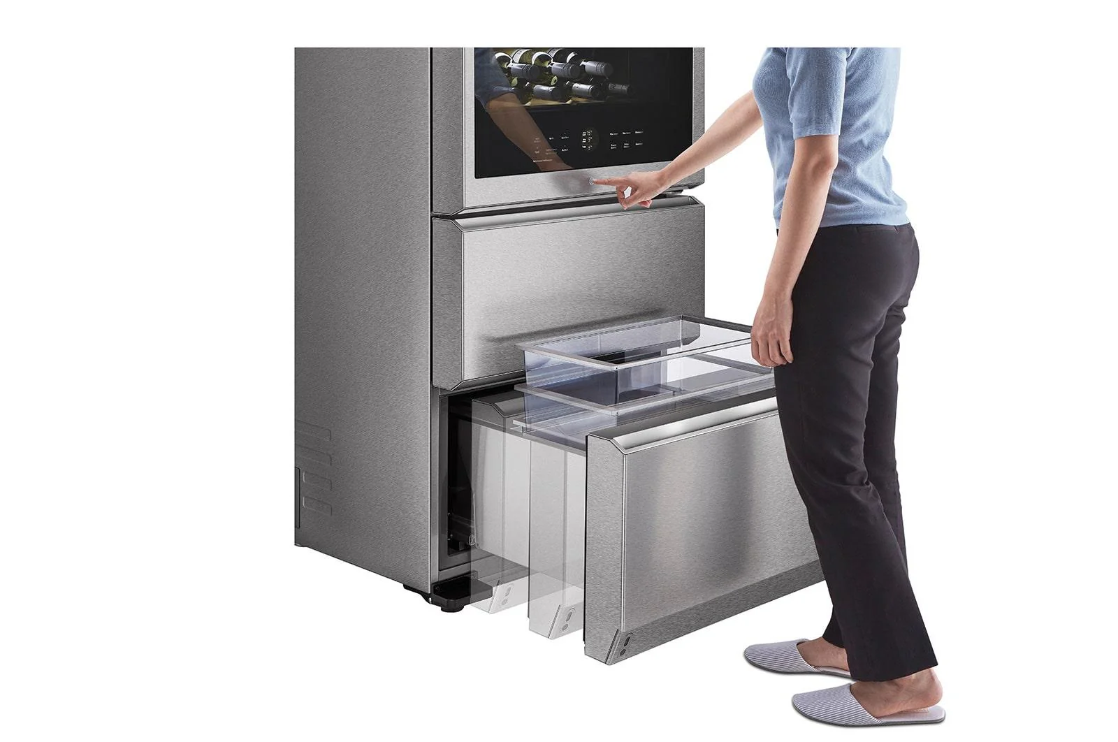 URETC1408N LG SIGNATURE 15 cu. ft. Smart wi-fi Enabled InstaView® Wine Cellar Refrigerator - Image 15