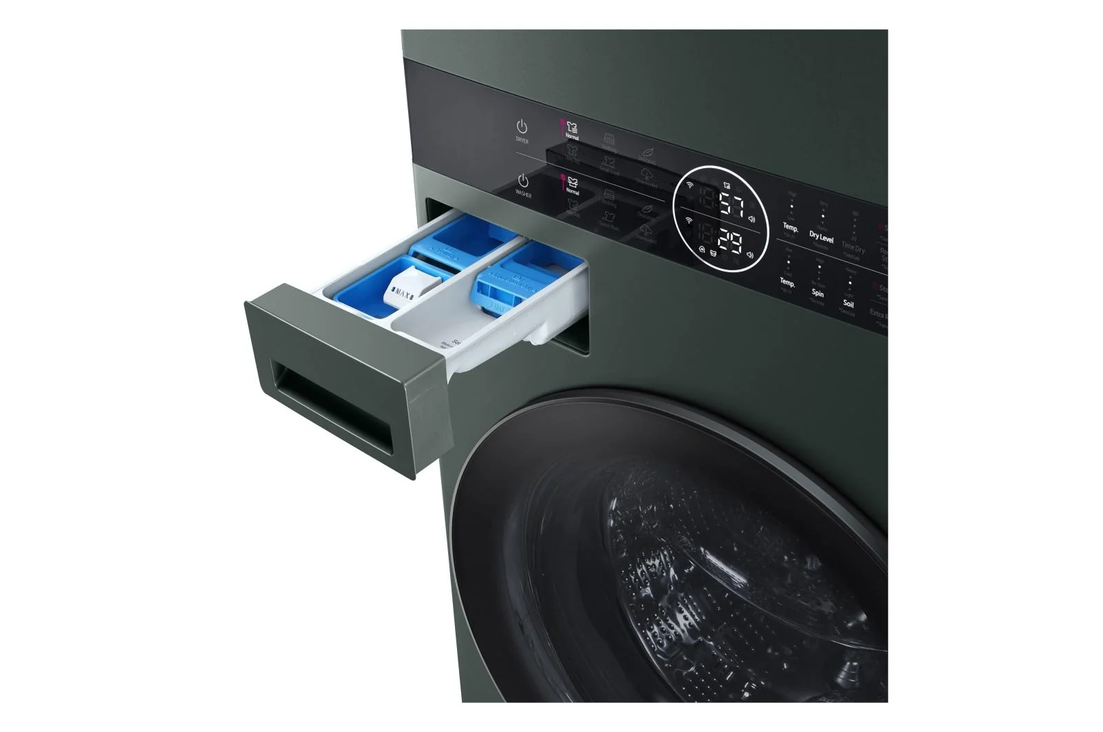 Lg WKGX201HGA Single Unit Front Load LG WashTower™ with Center Control™ 4.5 cu. ft. Washer and 7.4 cu. ft. Gas Dryer - Image 8