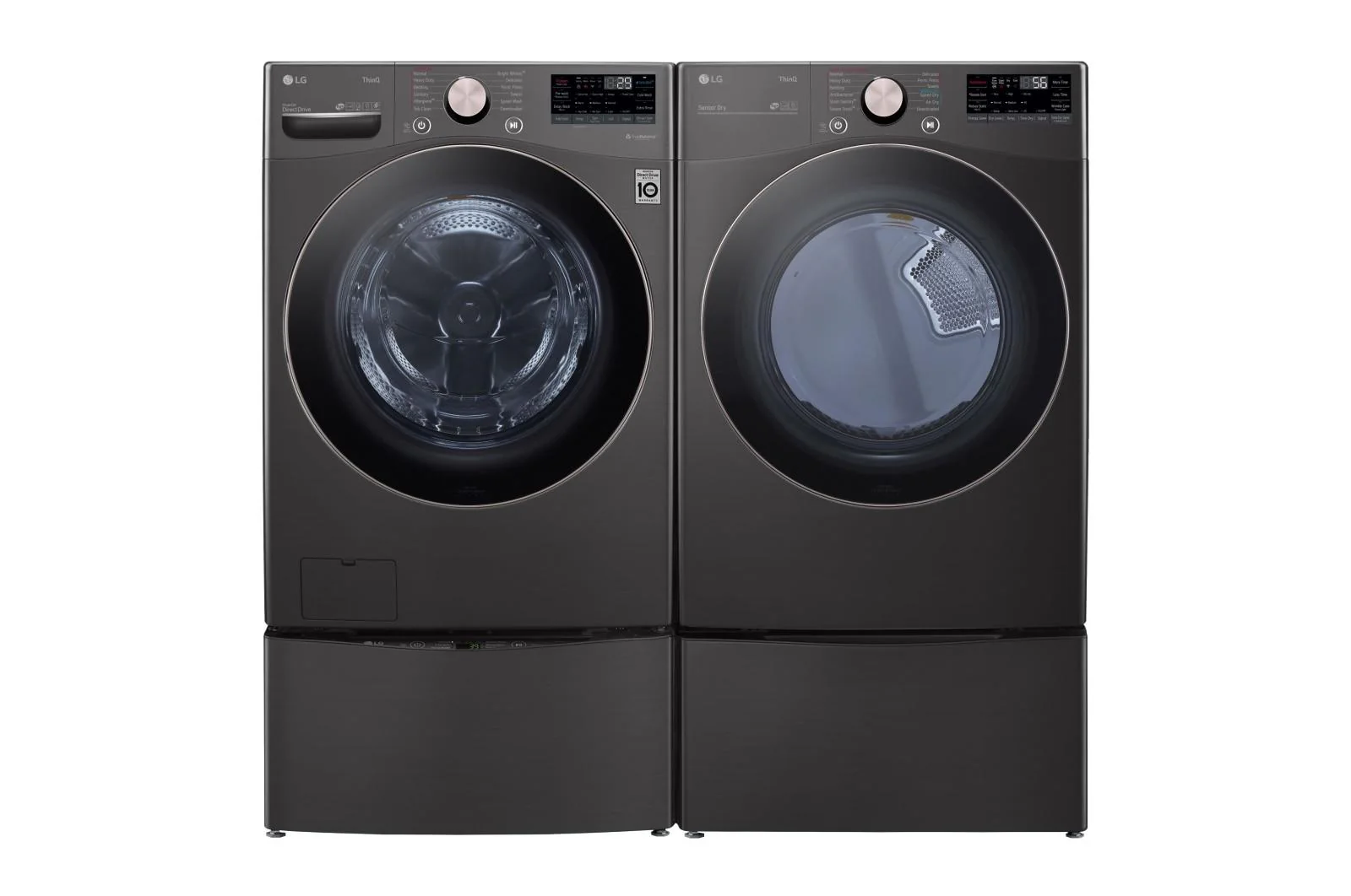 Lg WM4000HBA 4.5 cu. ft. Ultra Large Capacity Front Load Washer - Black Steel - Image 13