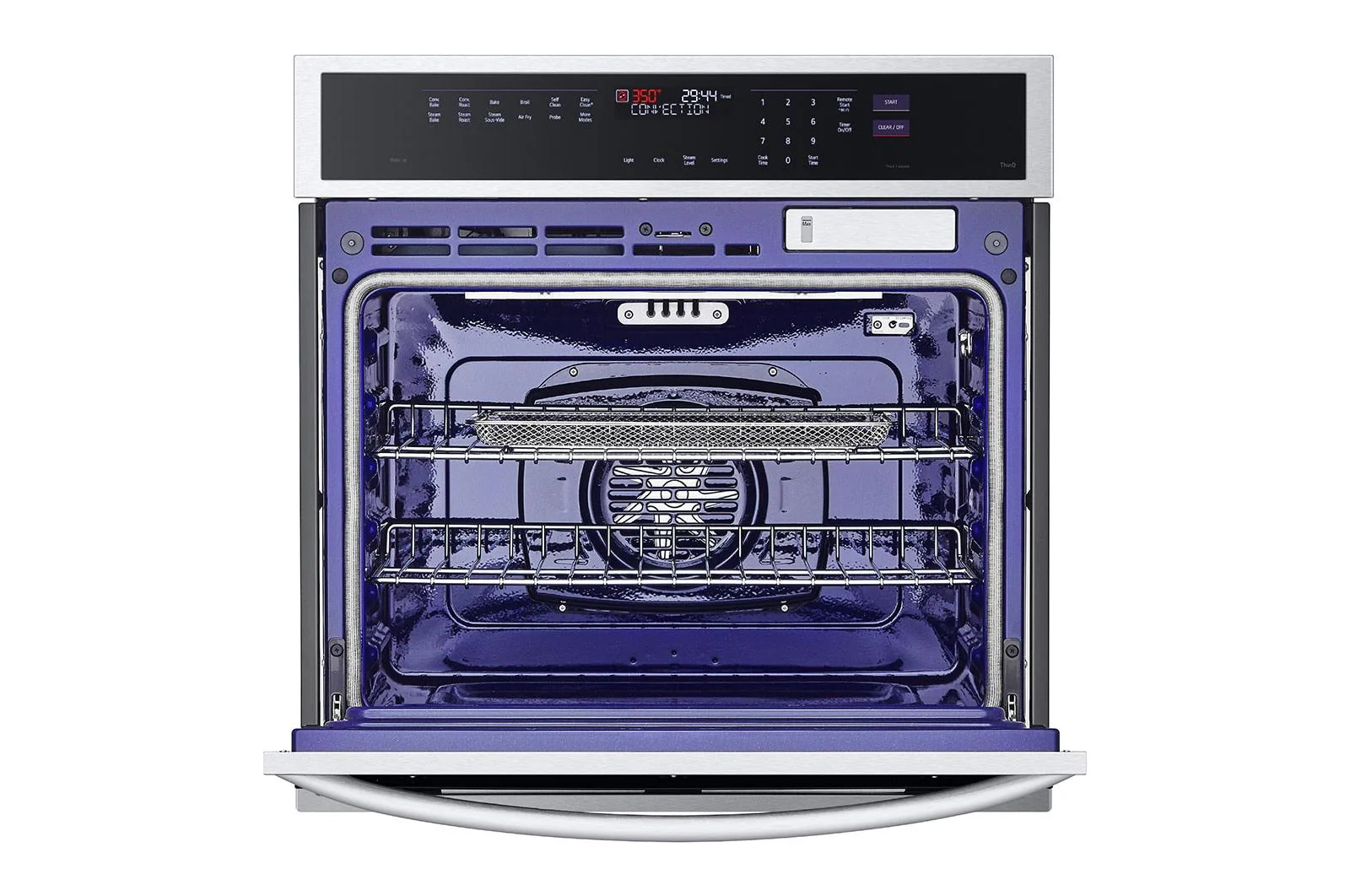Lg WSEP4727F 4.7 cu. ft. Smart Wall Oven with InstaView®, True Convection, Air Fry, and Steam Sous Vide - Image 4