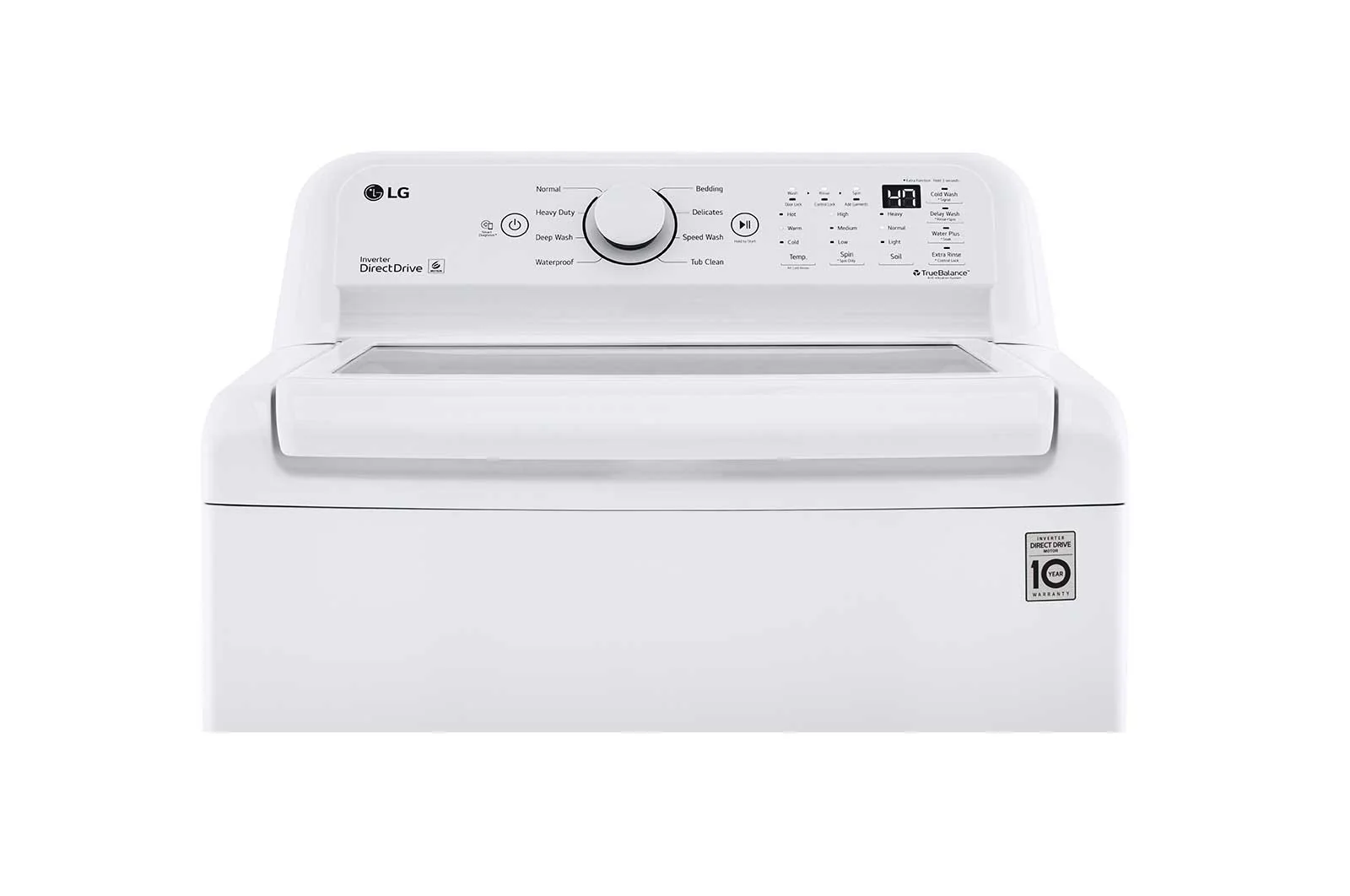 Lg WT7000CW 4.5 cu. ft. Ultra Large Capacity Top Load Washer with Impeller & TurboDrum™ Technology - Image 8