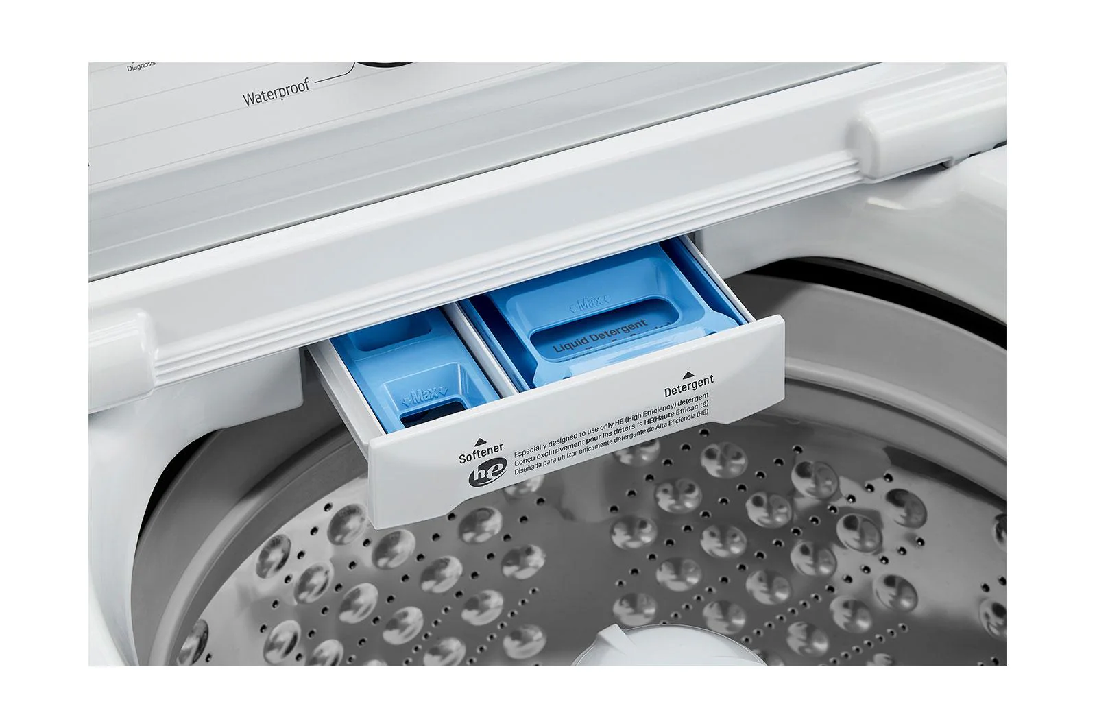 Lg WT7005CW 4.3 cu. ft. Ultra Large Capacity Top Load Washer with 4-Way™ Agitator & TurboDrum™ Technology - Image 7