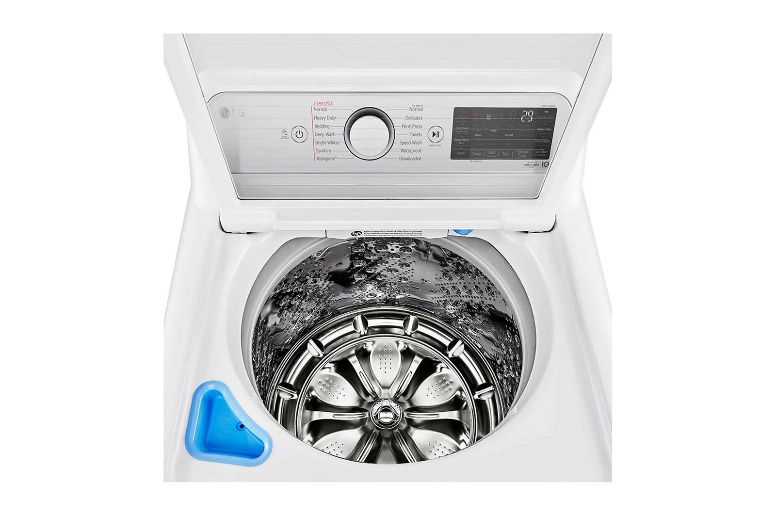 Lg 5.5 cu.ft. Mega Capacity Smart wi-fi Enabled Top Load Washer with TurboWash3D™ Technology and Allergiene™ Cycle - Image 5