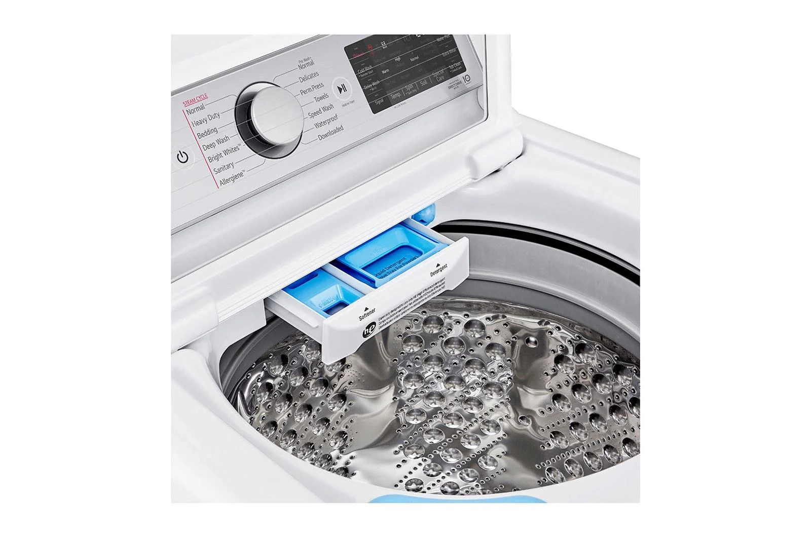 Lg 5.5 cu.ft. Mega Capacity Smart wi-fi Enabled Top Load Washer with TurboWash3D™ Technology and Allergiene™ Cycle - Image 6