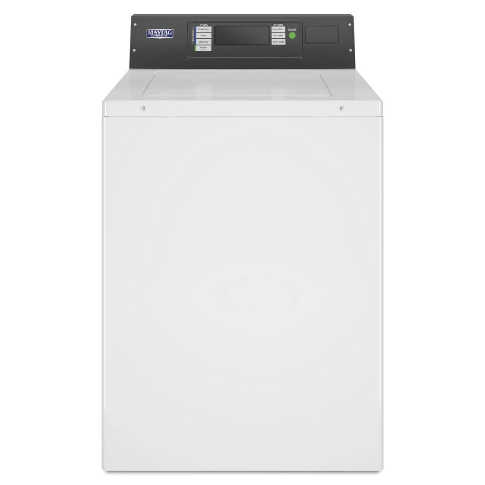 Maytag MAT20PRAWW Commercial Top-Load Washer, Card Reader Ready or Non-Vend