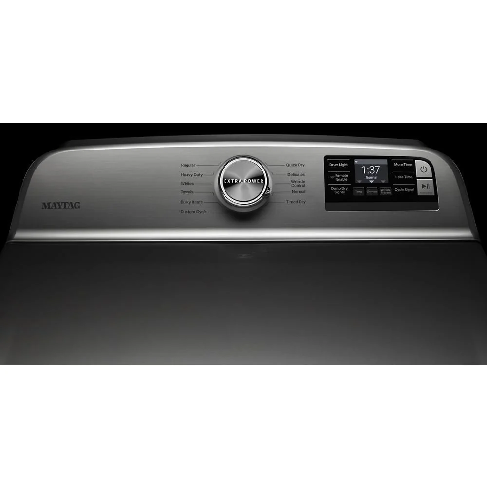 Maytag MED6230HC Smart Top Load Electric Dryer with Extra Power - 7.4 cu. ft. - Image 5