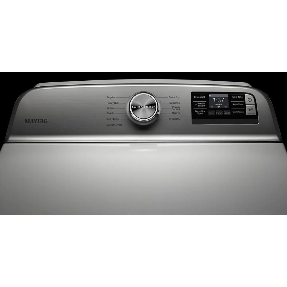 Maytag MED6230HW Smart Top Load Electric Dryer with Extra Power - 7.4 cu. ft. - Image 5