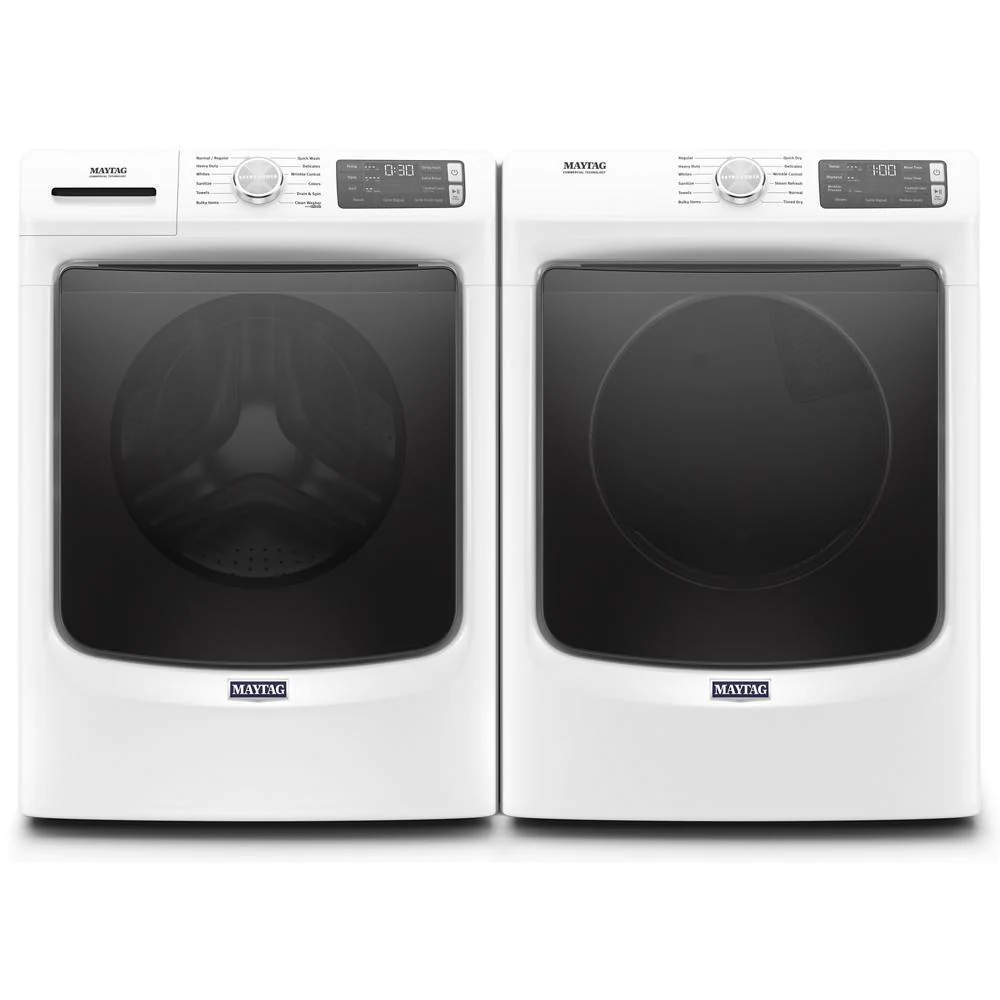 Maytag MED6630HW Front Load Electric Dryer with Extra Power and Quick Dry Cycle - 7.3 cu. ft. - Image 7