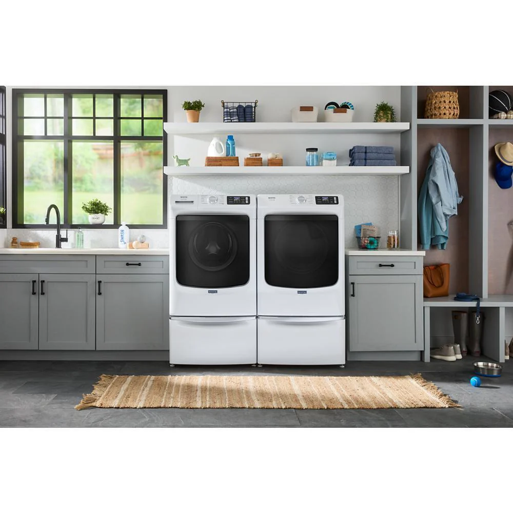 Maytag MED7020RW Smart Pet Pro Front Load Electric Dryer - 7.4 CU. FT. - Image 2