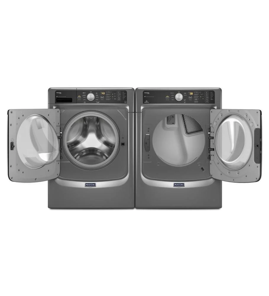 Maytag MED7100DC Maxima® Steam Electric Dryer with Large Capacity and Stainless Steel Dryer Drum - 7.3 cu. ft. - Image 4