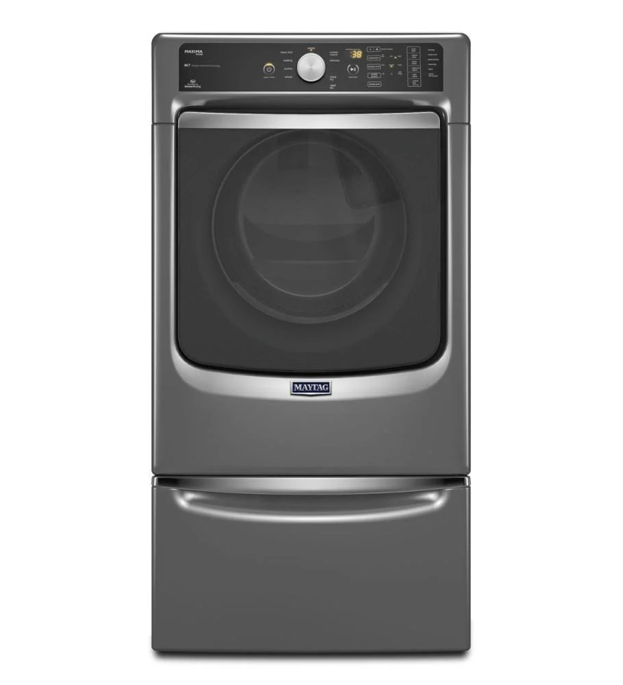 Maytag MED7100DW Maxima® Steam Electric Dryer with Large Capacity and Stainless Steel Dryer Drum - 7.3 cu. ft. - Image 10