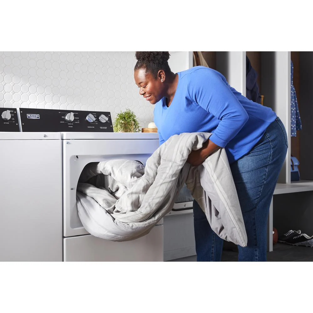 Maytag MEDP586KW Commercial-Grade Residential Electric Dryer - 7.4 cu. ft. - Image 13