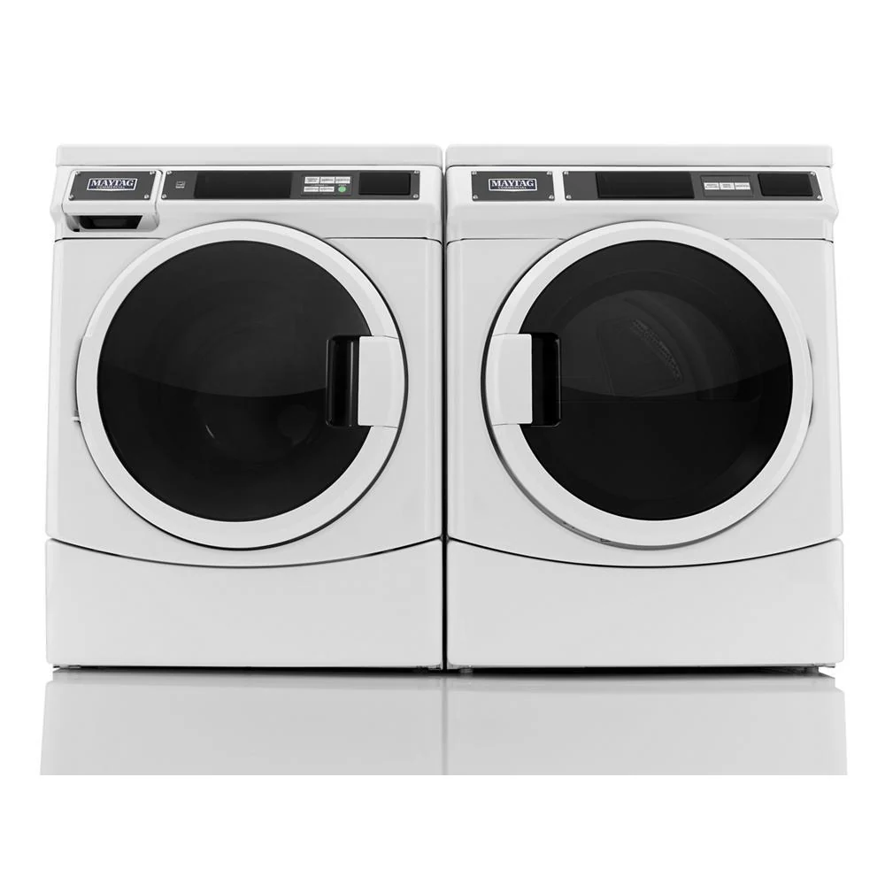 Maytag MHN33PRCWW Commercial Front-Load Washer, Card Reader Ready or Non-Vend - Image 16