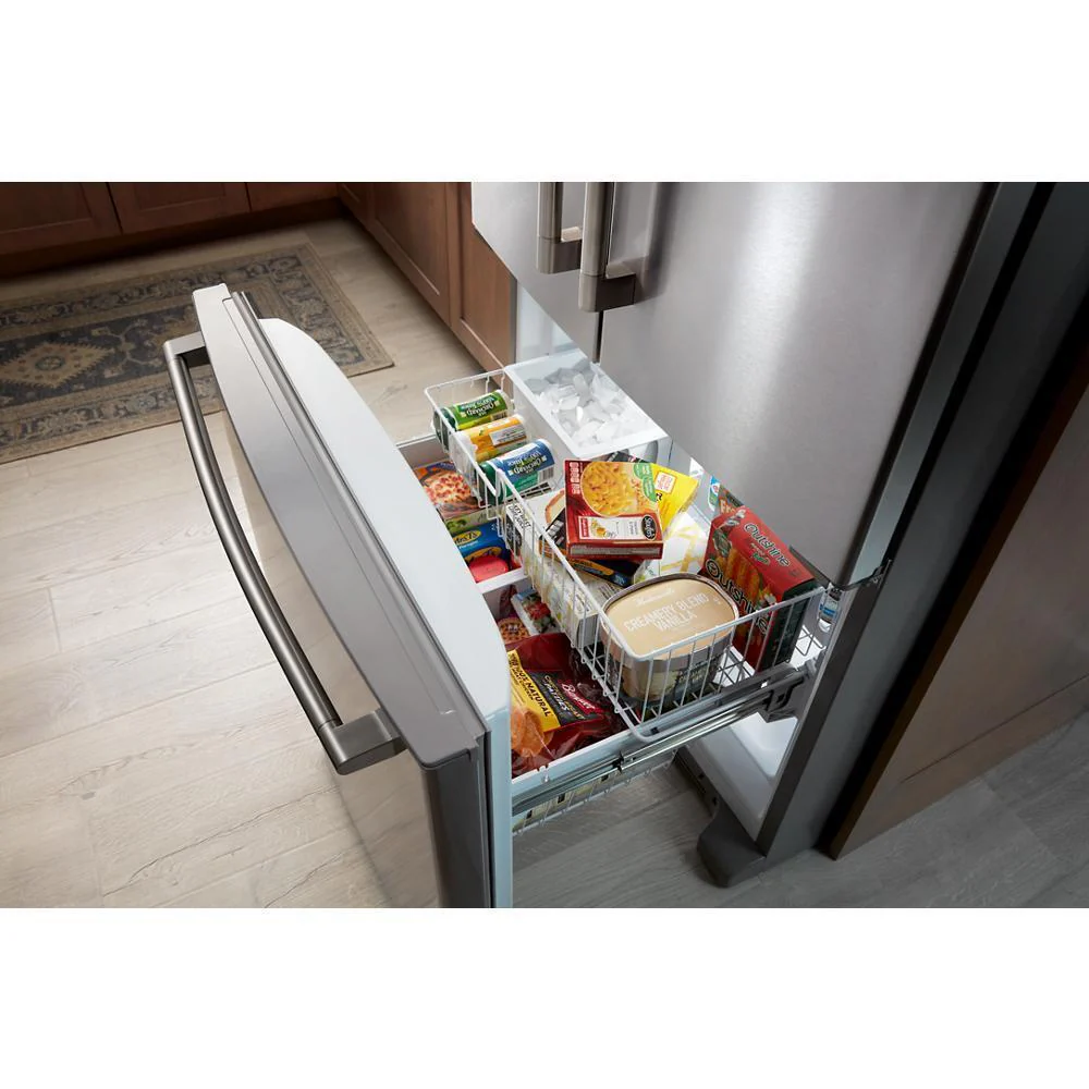 MRFF4236RZ Maytag® 36 Inch Wide French Door Bottom Mount Refrigerator with Max Cool Setting - 25 Cu. Ft. - Image 9
