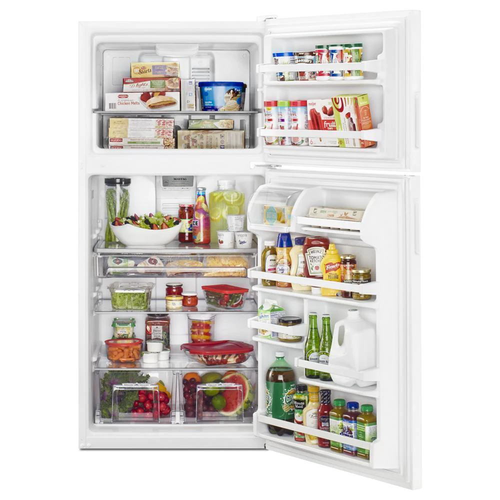 Maytag MRT118FFFH 30-Inch Wide Top Freezer Refrigerator with PowerCold® Feature- 18 Cu. Ft. - Image 6
