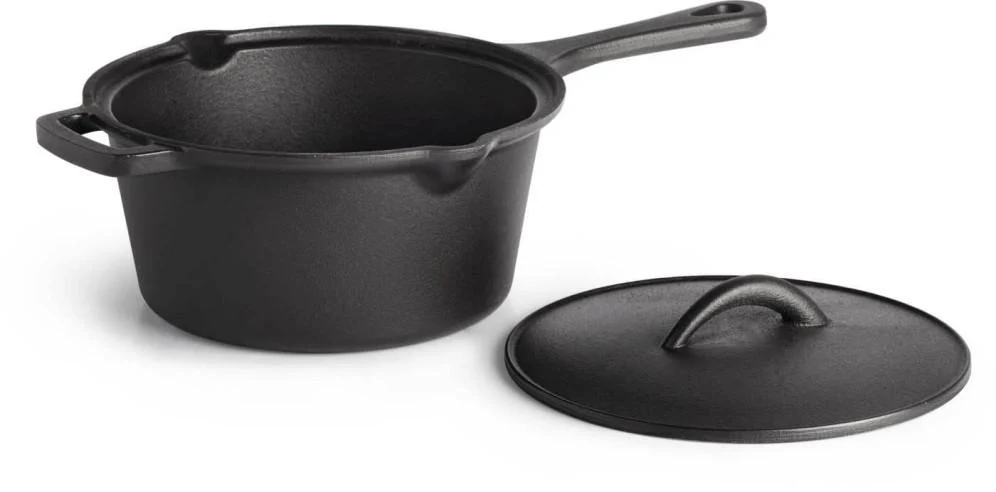 Napoleon Bbq 56051 Cast Iron Sauce Pan with Lid - Image 2