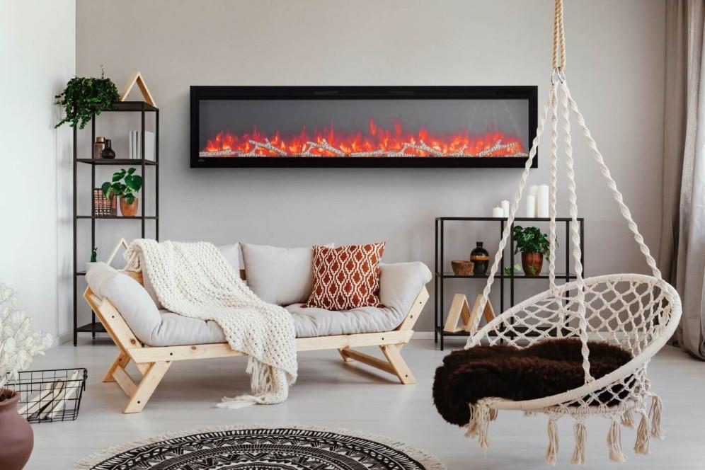 Napoleon Bbq NEFL72CFH1 Entice 72 Wall-Hanging Electric Fireplace - Image 2