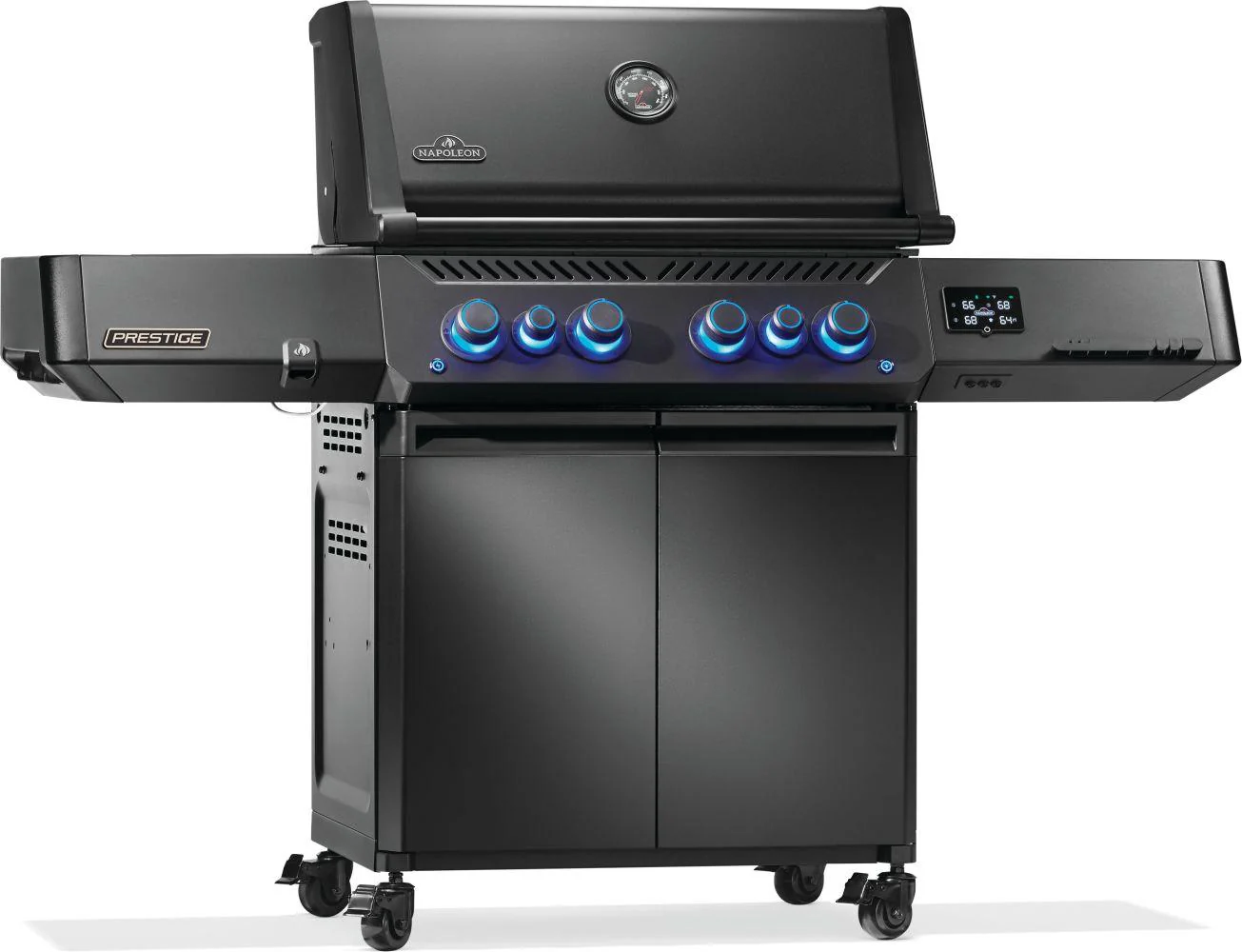 Napoleon Bbq P500VXRSIBPKPHM Phantom Prestige 500 Connected RSIB with Infrared Side and Rear Burner , Propane, Matte/Matt Black - Image 4