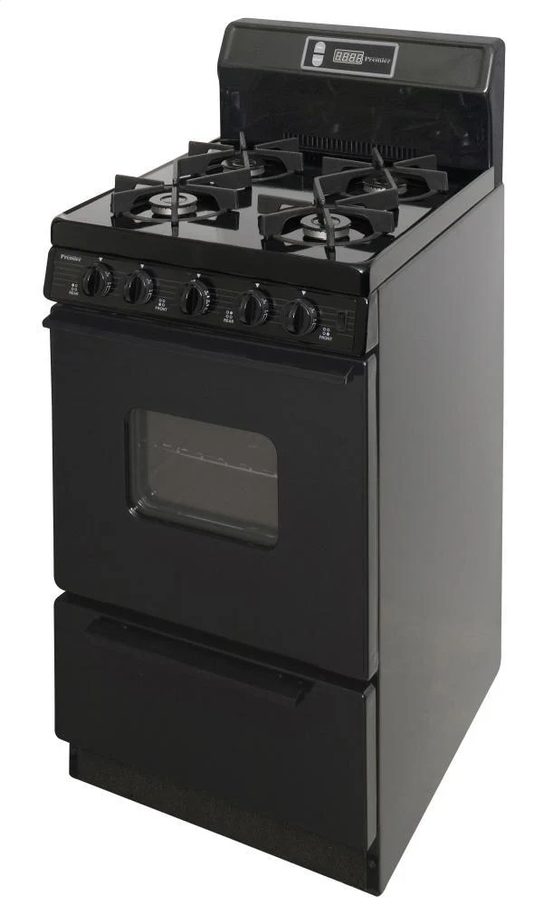 Premier SAK220BP 20 in. Freestanding Gas Range in Biscuit - Image 6