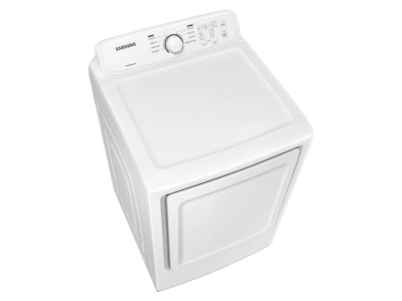 Samsung DVE41A3000W 7.2 cu. ft. Electric Dryer with Sensor Dry and 8 Drying Cycles in White - Image 4
