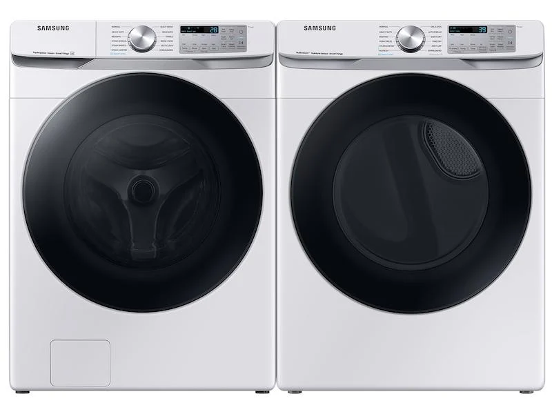 Samsung DVE45B6300W 7.5 cu. ft. Smart Electric Dryer with Steam Sanitize+ in White - Image 5