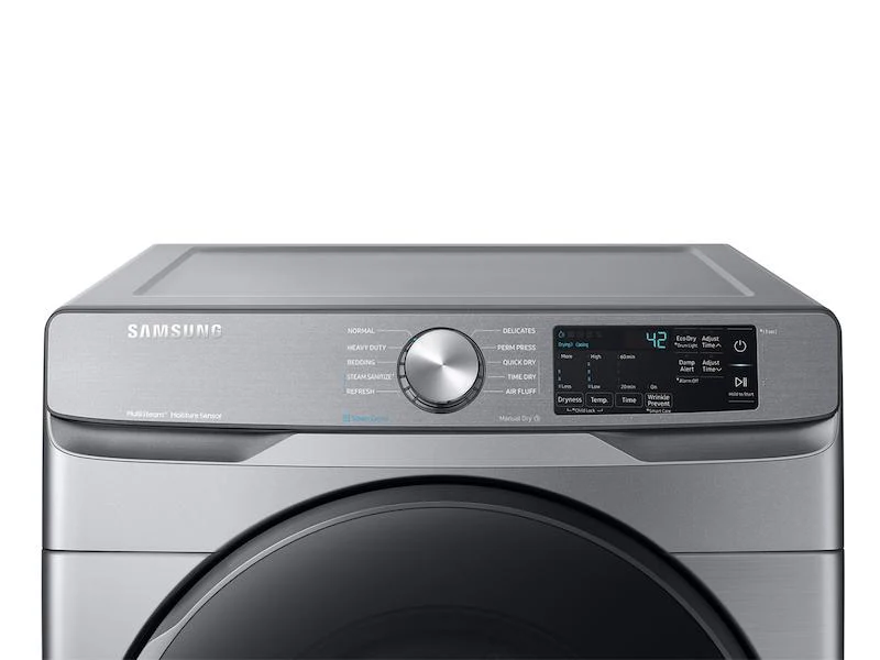 7.5 cu. ft. Electric Dryer with Steam Sanitize+ in Platinum - Image 2