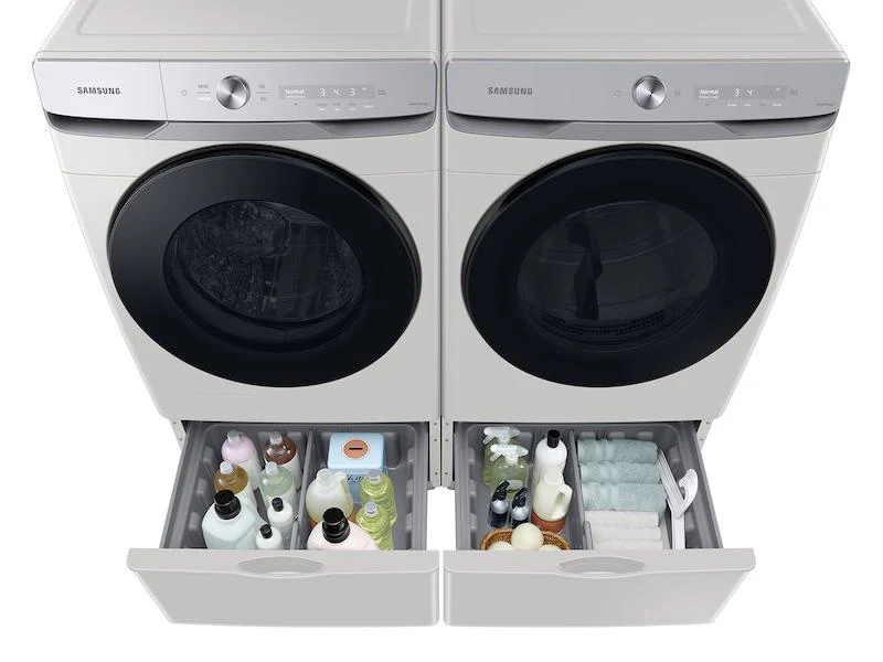 Samsung DVE50A8600E 7.5 cu. ft. Smart Dial Electric Dryer with Super Speed Dry in Ivory - Image 7