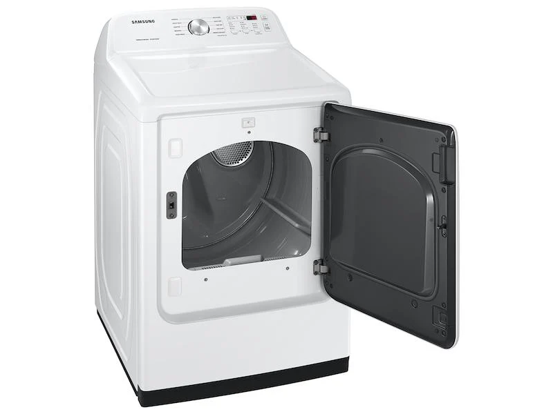 Samsung DVE50B5100W 7.4 cu. ft. Electric Dryer with Sensor Dry in White - Image 3