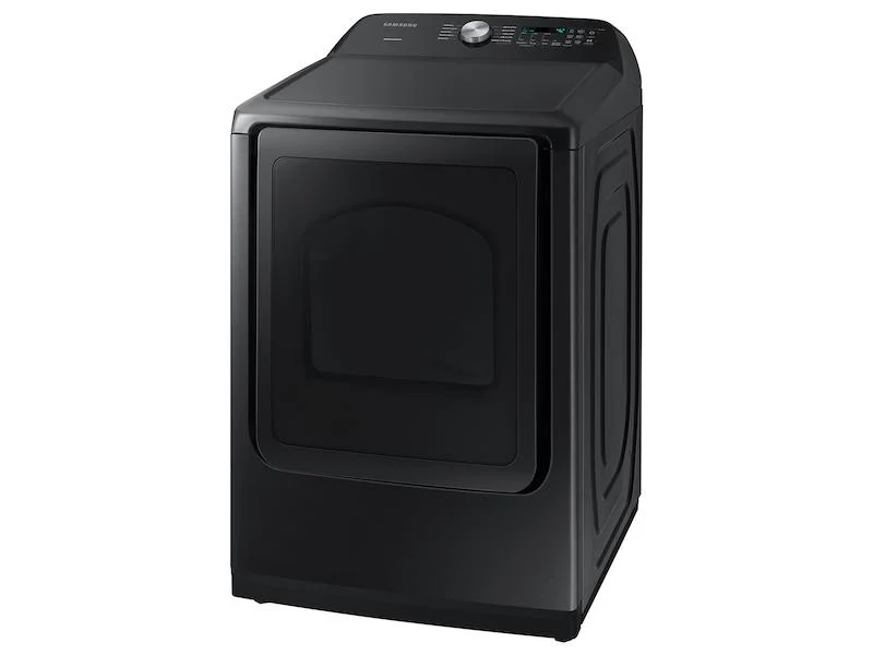 Samsung DVE50R5200V 7.4 cu. ft. Capacity Electric Dryer with Sensor Dry in Brushed Black - Image 4