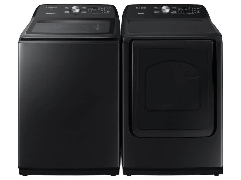 Samsung DVE50R5200V 7.4 cu. ft. Capacity Electric Dryer with Sensor Dry in Brushed Black - Image 5