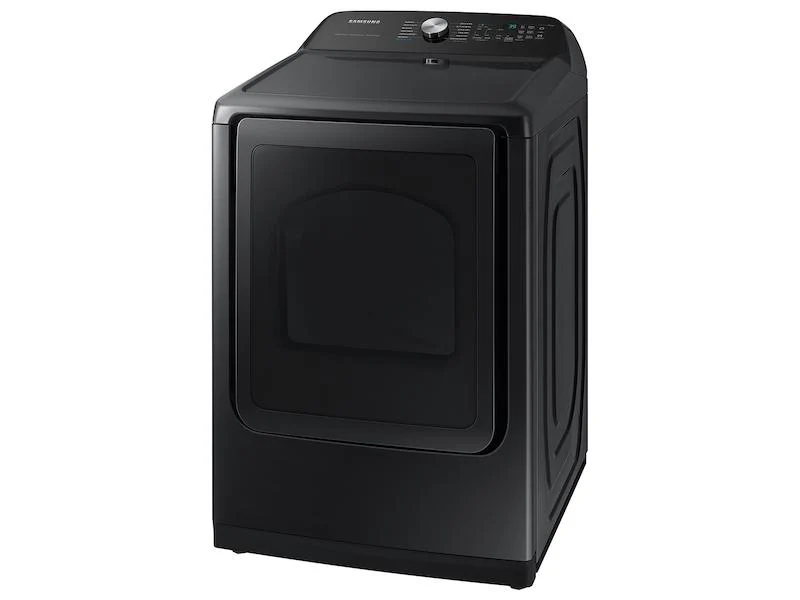 Samsung 7.4 cu. ft. Smart Electric Dryer with Steam Sanitize  in Brushed Black - Image 3