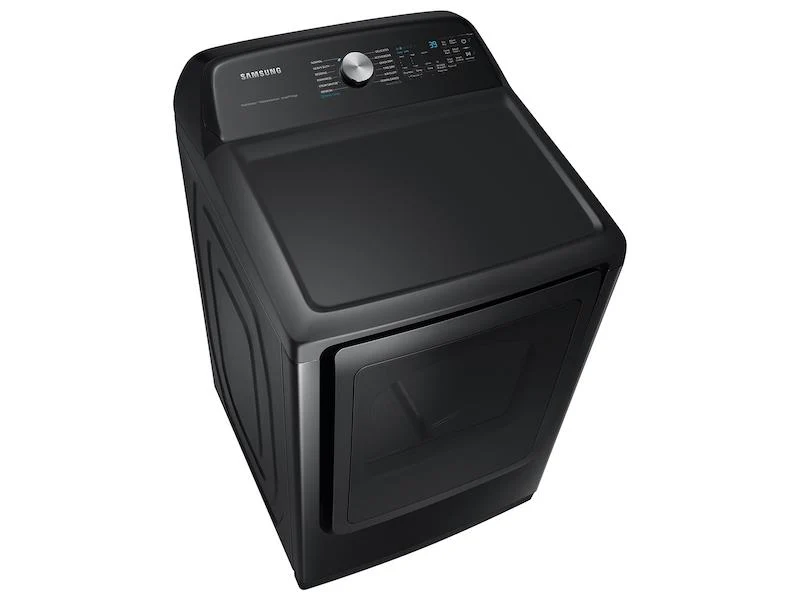 Samsung 7.4 cu. ft. Smart Electric Dryer with Steam Sanitize  in Brushed Black - Image 4