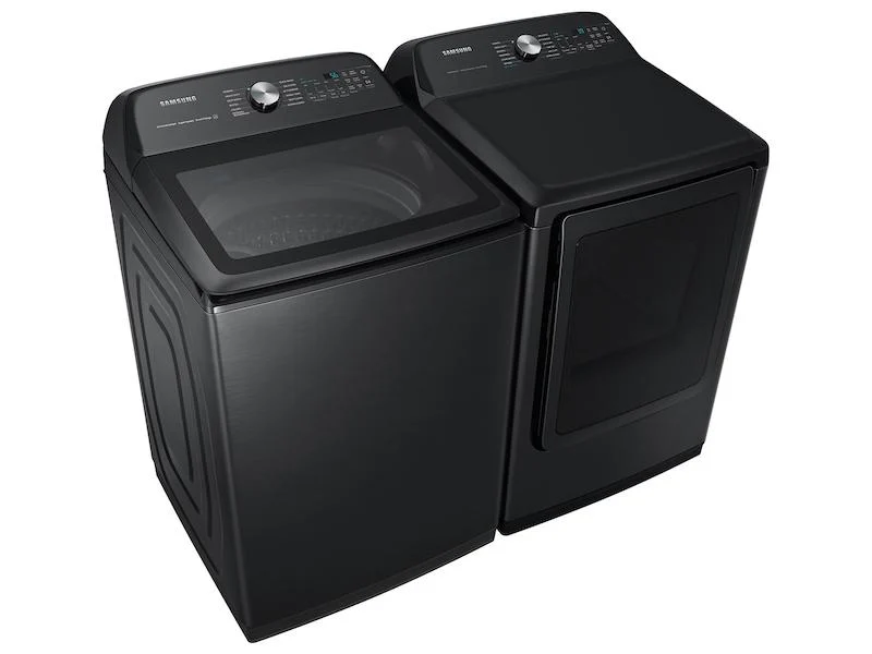 Samsung 7.4 cu. ft. Smart Electric Dryer with Steam Sanitize  in Brushed Black - Image 7