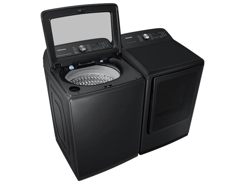Samsung 7.4 cu. ft. Smart Electric Dryer with Steam Sanitize  in Brushed Black - Image 9