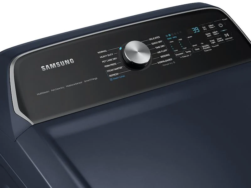 Samsung DVE54CG7150DA3 7.4 cu. ft. Smart Electric Dryer with Pet Care Dry and Steam Sanitize+ in Brushed Navy - Image 6
